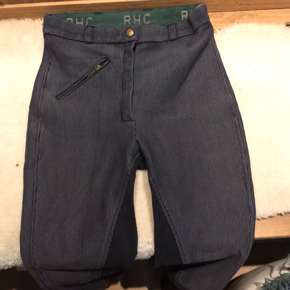 Full Seat Riding Breeches Blue Pin-stripped